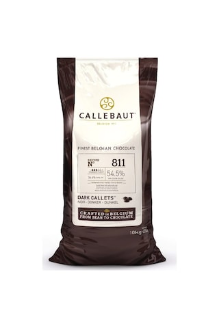 Callebaut Bitter Damla Çikolata 811 10 KG Callebaut Bitter Damla Çikolata 811 10 KG