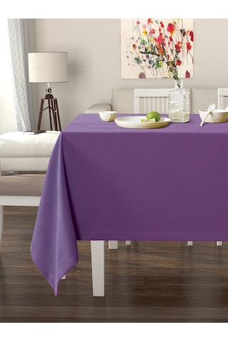 Erik Moru Masa Örtüsü Kadife Dokulu Leke Tutmaz Erik Moru