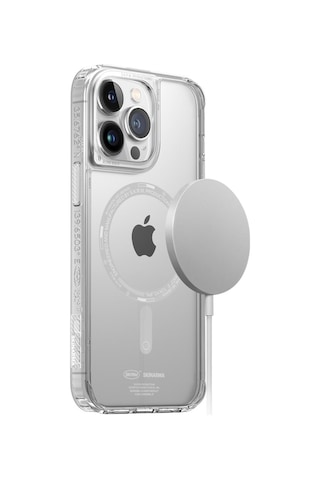 Apple Uyumlu iPhone 14 Pro Max Kılıf Skinarma Şeffaf Airbag Tasarımlı Magsafe Şarj Özellikli Saido Kapak