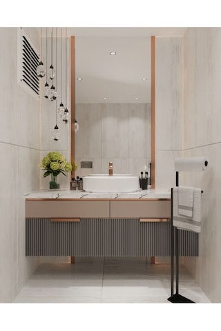 Aju Havluluk Kağıt Havlu Askısı Siyah Metal Malzeme Kurulum Gerektirmez Devrilmez Banyo Düzenleyici Siyah