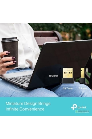Archer Tx10ub Wi-fi 6 & Bluetooth 5.3 Usb Adaptör Ax900 Mbps Çift Bant İkisi Bir Arada Kolay Kurulum Windows Uyumlu