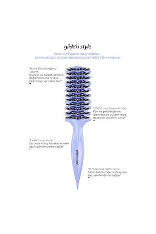 Defacto Glide'n Style Kıvırcık Saç Bukle Fırçası H4966AXNS