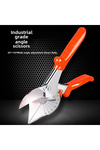 Geeroyoo Çok Amaçlı Açı Makası 45 -90 Köşe, Kenar, Kaynak Kesici Ahşap Ve Plasik İçin Profesyonel Makine 10 Adet Uç Takımı