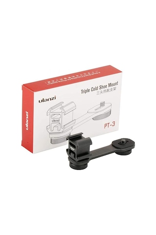 Ulanzi Pt-3 3'lü Hot Shoe Bağlantı Aparatı