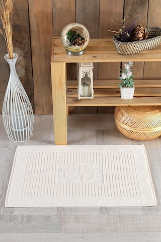 Romans Winter Ayak Havlusu 50x70 Cm Krem