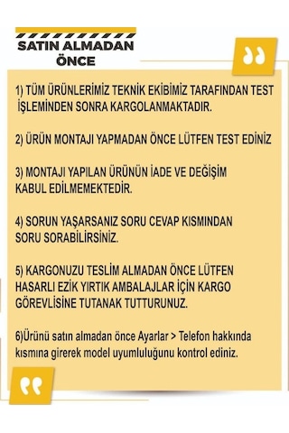 Xiaomi Redmi 9t Uyumlu Arka Kamera