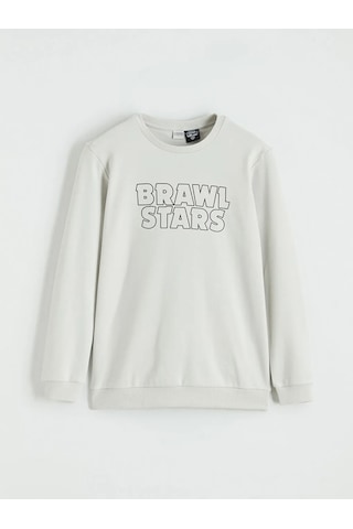 Lc Waikiki Bej Brawl Stars Baskılı Erkek Çocuk Sweatshirt