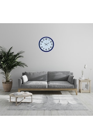 Royal Lacivert 36 Cm Duvar Saati Çok Renkli