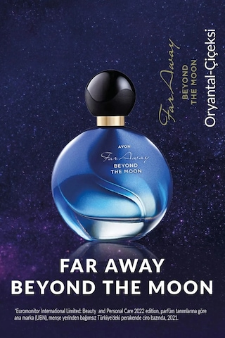 Avon Far Away Beyond The Moon Kadın Parfüm Edp 50 Ml. Eski Şişe Fresh