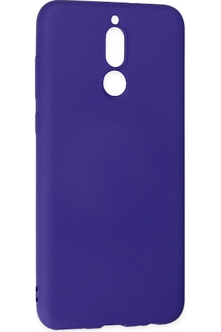 Gld-spt- Newface Huawei Mate 10 Lite Kılıf Nano İçi Kadife Silikon - Mor