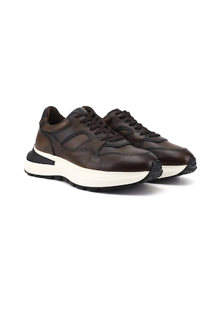 Gönderi(R) Gönderi R Erkek Kahve Antik Bağcıklı Hakiki Deri Comfort Sneaker Ddma80338314