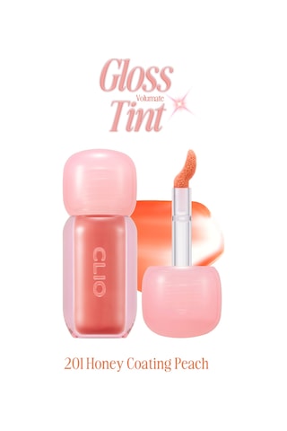Clio Pigmentli Parlak Bitişli Dolgunlaştırıcı Lip Gloss Clıo Volumate Gloss 201 Honey Coating Peach