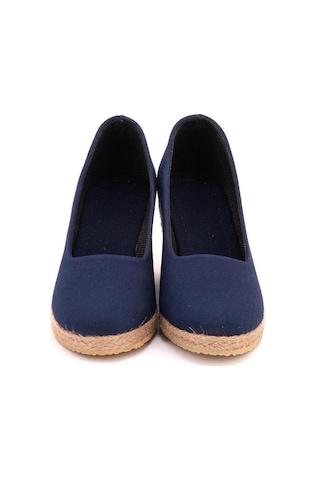Star Tombis Lacivert Lacivert Keten Espadril Dolgu Topuk Dolgu1001-2905 Lacivert