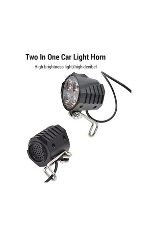 Fashionfit Ve Ve V Siyah Sinyalleri Seti Ön Kuyruk Korna Kitleri Işık Işık Işık İle Far Elektrikli Ebike Dönüş Bisiklet Bisiklet Arka Anahtarı 24-48 Sb Siyah Siyah