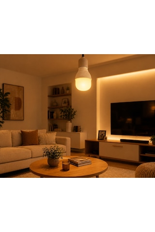 Ecolite 17W LED Jumbo Ampul 3000K Sarı Işık 1750 Lümen 112W Eşdeğer E27 Duylu Yüksek Güçlü LED Ampul