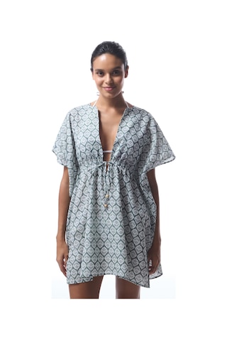 Penti Yeşil Spring V Yaka Mini Kaftan Çok Renkli