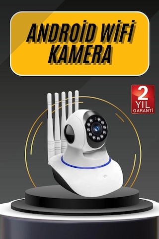 Akıllı Gece Görüşlü Sensörlü Wifi Kamera Telefondan Takip Edilebilir Diğer