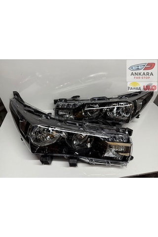 Toyota Corolla 2013 - 2015 Far Lambası Sağ-sol Takım Farba-ulo - Sağ-sol Takım 2 Far