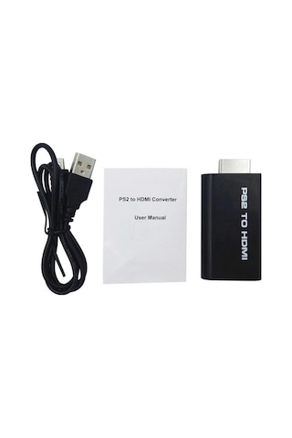 Mufunye Ps2 Ypbpr/cbcr'den Hdmı'ye Dönüştürücü - 480ı/480p/576ı Desteği, Sesli Video, Plug&play, Usb İle Beslenme