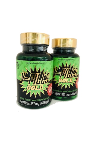 2 Kutu V Pills Gold Kapsül