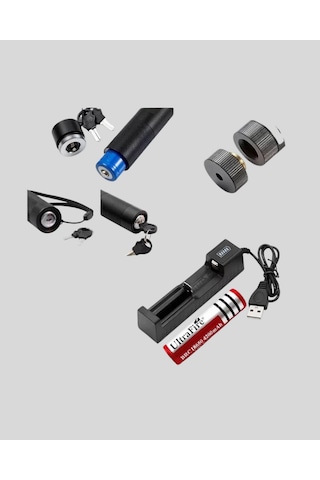 Zengemtx 5000mw Yeşil Lazer Pointer Profesyonel Uzun Menzilli