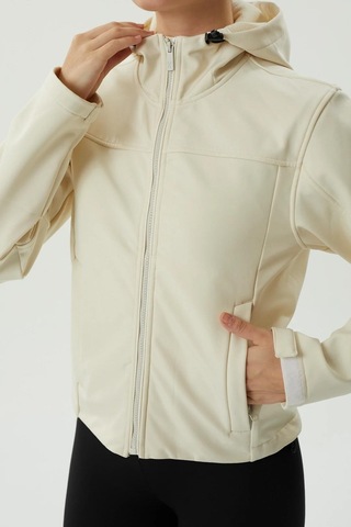 Exuma Kadın Softshell Mont-2421192 Bej