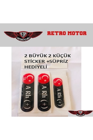 Kan Grubu Damla Sticker Set Arh-