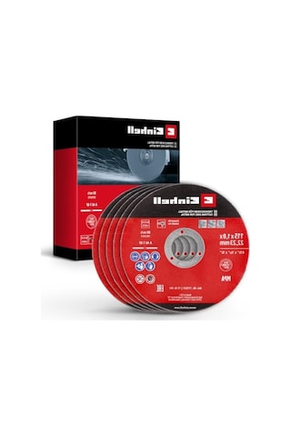 İnox Kesici Disk, 115x1,0 Mm, 5 Adet Paket
