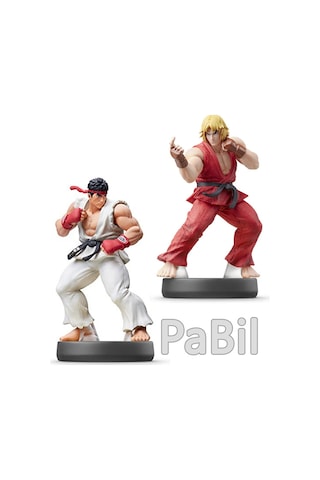 Street Fighter Aksiyon Figür Biblo Hediyelik 9 Cm - 2 Li Set