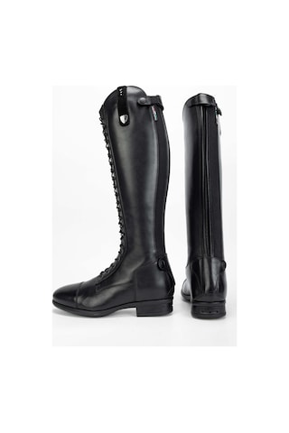 Tattini Unisex Hakiki Deri Siyah Binici Cizmesi Çizme 990 Akıta Cızme Black Siyah