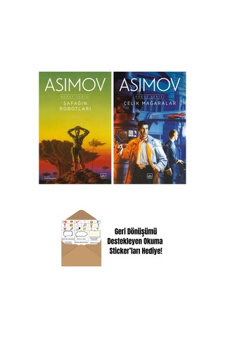 Şafağın Robotları Robot Serisi 3. Kitap + Çelik Mağaralar Robot Serisi 1. Kitap