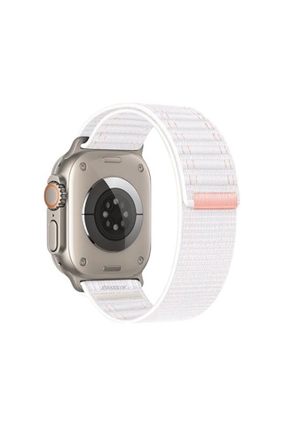 Apple Uyumlu Watch 44 45 46mm Utra 49mm Fabric Spor Yumuşak Kumaş Kordon Seri 2 3 4 5 6 Se 7 8 9 10