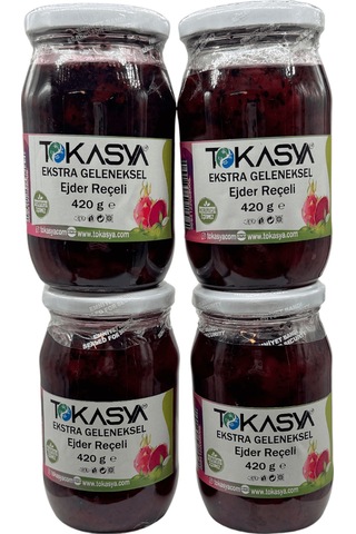 Tokasya Ejder Reçeli Kavanoz 4 x 420 G