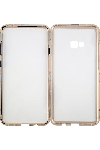 New Case Samsung Galaxy J4 Plus Uyumlu Arka Koruma Arka Koruma Kılıf - Gold Gold