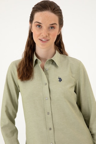 U.s. Polo Assn. Kadın Açık Haki Gömlek Basic 50316711-vr183 Acık Hakı