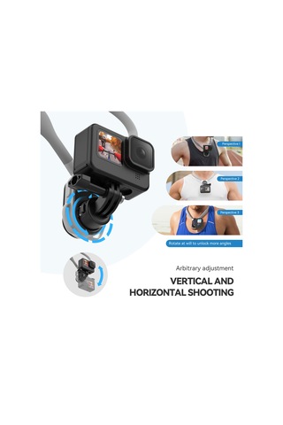 Springsun Telesın S2-hnb-01 U Şeklinde Hızlı Çıkarılabilir Boyun Tutucu Montajı Boyun Montajı Göğüs Tutucu Göğüs Kayışı İle Gopro Hero