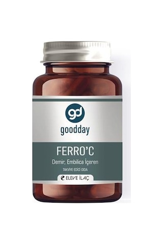 Goodday Ferro' C Takviye Edici Gıda 60 Kapsül