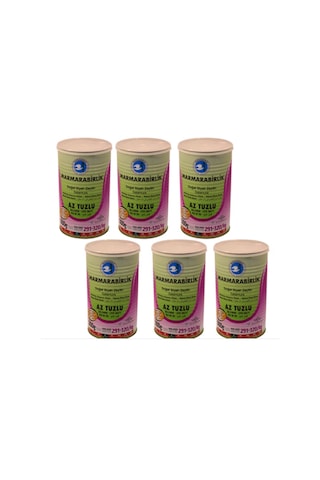 Marmarabirlik Az Tuzlu Salamura 291-320 KB Siyah Zeytin 6 x 800 G