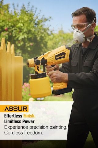 Assur ASR826 21V Çift Akü 300 MM Sprey Püskürtme Sarı