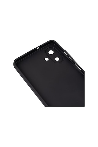 Samsung Uyumlu Galaxy A07 Kılıf Zore Biye Silikon Siyah