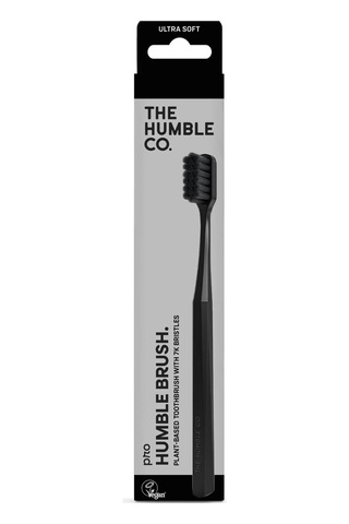 The Humble Co. Brush 7.000 Kıl İçeren Bitki Bazlı Yeyişkin Diş Fırçası Siyah
