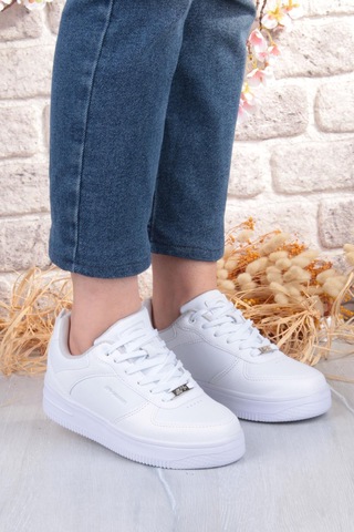 M.p 252 6049 Rahat Hafif Orijinal Ürün Kadın Sneaker Spor Ayakkabı Beyaz