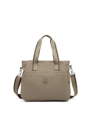 Smart Bags Omuz Askılı Kadın Çantası Krinkıl Kumaş 53310 Kahverengi