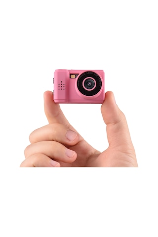 Monyee Pembe Mini Kamera 1080p: Fotoğraf Çekimi Ve Video Kaydı, Dahili Pil, 1920x1080 Çözünürlük, 30fps