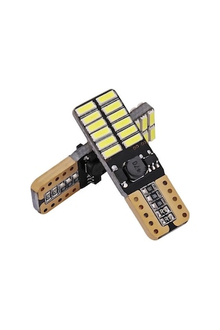 Vw Golf 7 Led Plaka Lambası Ampul Seti T10 24 Led T10 Beyaz Ampul 2 Adet