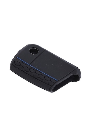 Silikon Anahtar Kabı Volkswagen/golf7 Siyah Mavi Çizgili / Sypd53 1