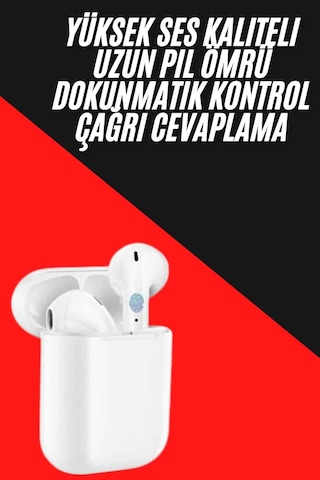 Yeni Nesil Çift Mikrofonlu Dokunmatik Kablosuz Bluetooth Kulaklık - Diğer