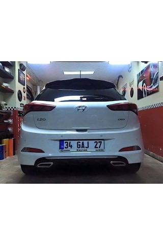 Hyundai i20 Egzoz Görünüm Difüzör (Plastik)