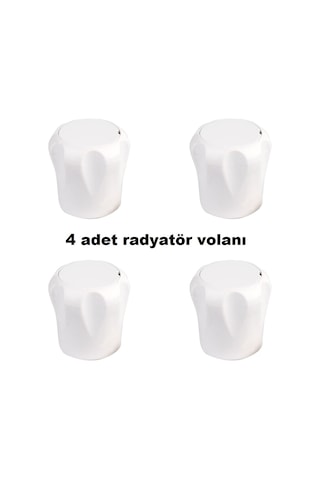 4 Adet Plastik Radyatör Havlupan Petek Vanası Volanı Volan