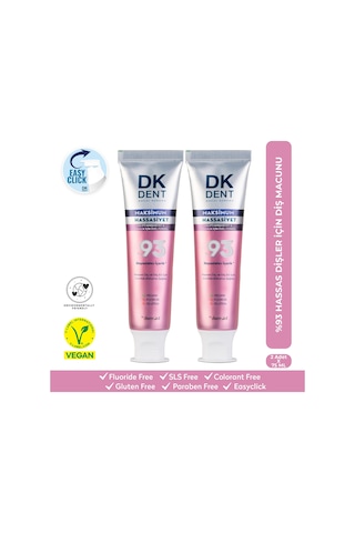 Dkdent %93 Maximum Hassasiyet Diş Macunu 75 Ml X 2 Adet Beyazlatma